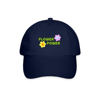 FLOWER POWER - Baseballkappe - Blau/Blau - Vorne