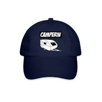 Camperin - Die besten Frauen der Welt! - Baseballkappe - Blau/Blau - Vorne