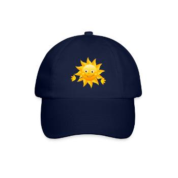 Sonne - Baseballkappe - Blau/Blau - Vorne