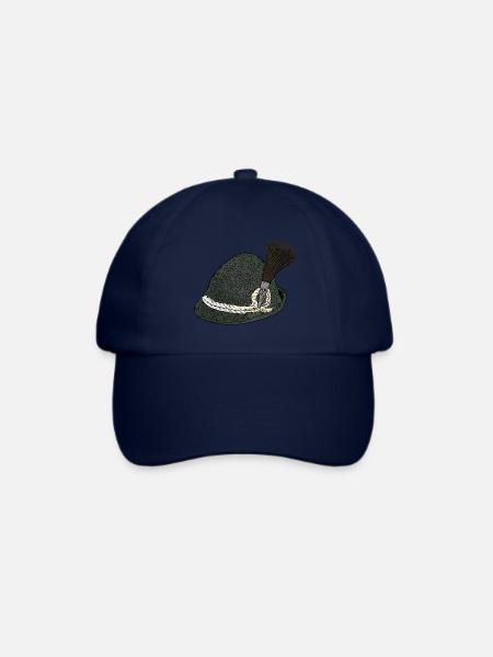 Gamsbart - Baseballkappe - Blau/Blau