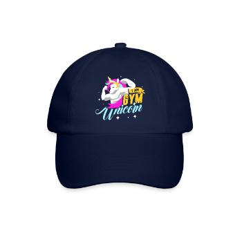 I am a Gym Unicorn - Baseballkappe - Blau/Blau - Vorne