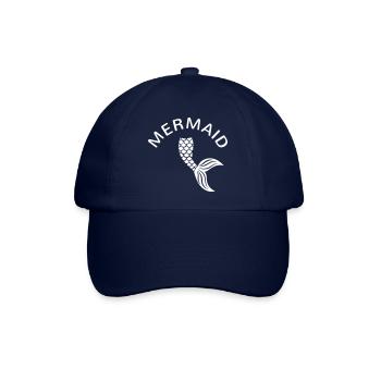 Meerjungfrau Flosse - Baseballkappe - Blau/Blau - Vorne