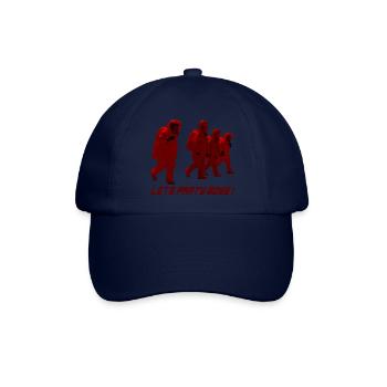 Hazmat Dance Lets party boys - Baseballkappe - Blau/Blau - Vorne