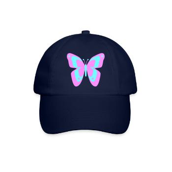Schmetterling Falter Insekten Frühling Sommer bunt - Baseballkappe - Blau/Blau - Vorne