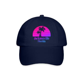 Jacksonville Florida - Baseballkappe - Blau/Blau - Vorne