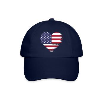 4. Juli USA - Baseballkappe - Blau/Blau - Vorne