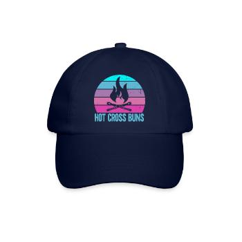 Hot Cross Buns - Baseballkappe - Blau/Blau - Vorne