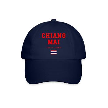 Chiang Mai Thailand - Baseballkappe - Blau/Blau - Vorne
