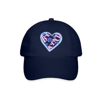 Sei freundlich - Baseballkappe - Blau/Blau - Vorne