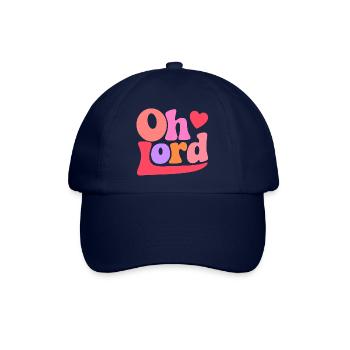 Oh Lord - Baseballkappe - Blau/Blau - Vorne
