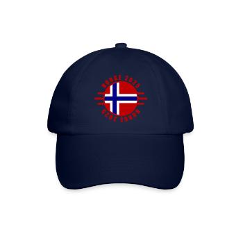 Norge 2025 Norwegen - Baseballkappe - Blau/Blau - Vorne