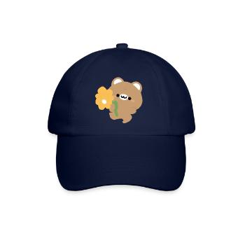 Romantischer Bär - Baseballkappe - Blau/Blau - Vorne
