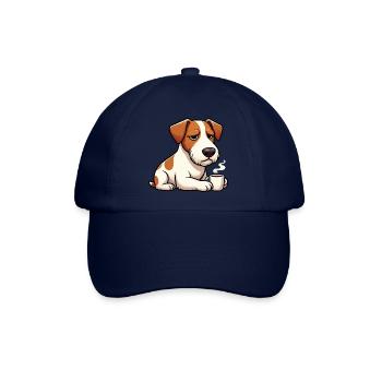 Jack Russel terrier Jack russel Besitzer Jacky - Baseballkappe - Blau/Blau - Vorne