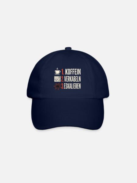 Pyro Kaffee Feuerwerk - Baseballkappe - Blau/Blau