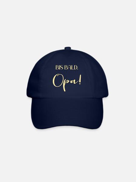 Schwangerschaft verkünden, Opa - Baseballkappe - Blau/Blau