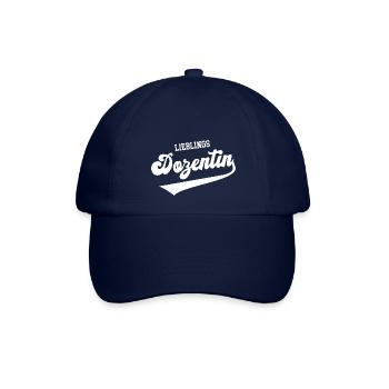 Beste Dozentin Universität Uni Lehrerin Lieblings - Baseballkappe - Blau/Blau - Vorne