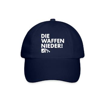 DIE WAFFEN NIEDER! - Baseballkappe - Blau/Blau - Vorne