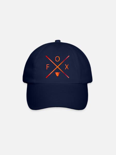 Fuchs - Baseballkappe - Blau/Blau