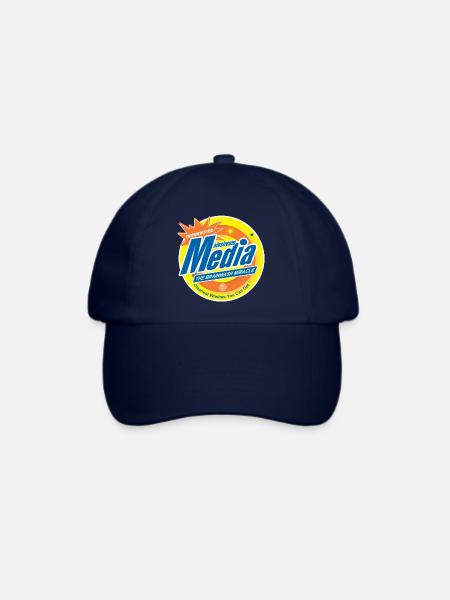 Mainstream-Gehirnwäsche - Baseballkappe - Blau/Blau