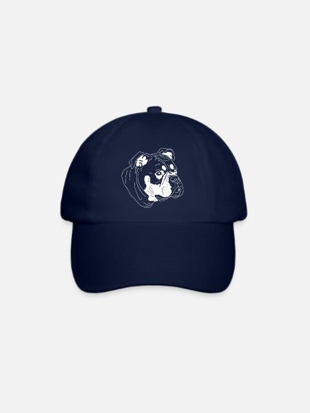 Old English Bulldog - Baseballkappe - Blau/Blau