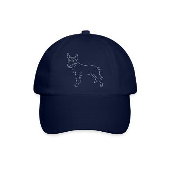 Bullterrier - Baseballkappe - Blau/Blau - Vorne