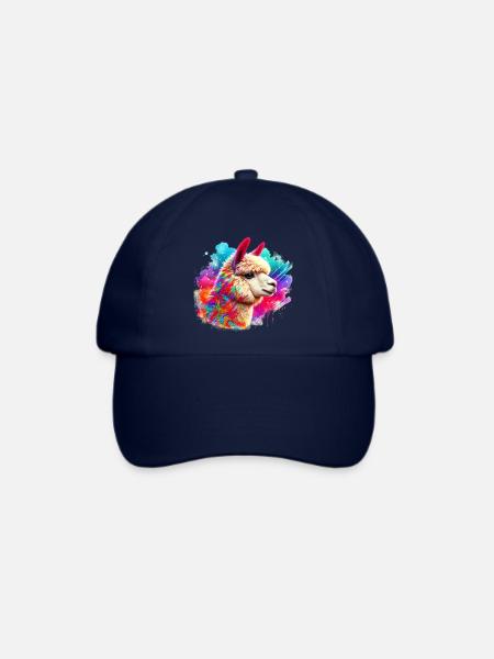 Alpaka - Baseballkappe - Blau/Blau