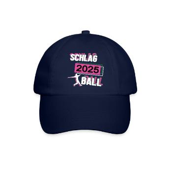 Schlagball 2025 Schlagballerin Schlagballspielerin - Baseballkappe - Blau/Blau - Vorne