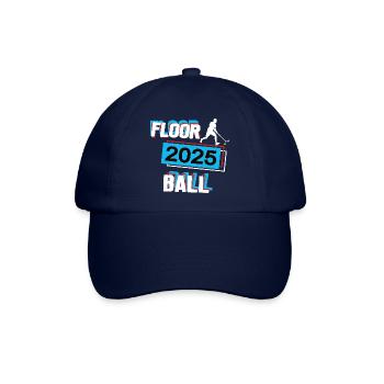 Floorball 2025 Floorballer Floorballspieler Spiel - Baseballkappe - Blau/Blau - Vorne
