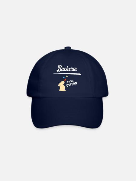 Bäckerin Ostern Geschenk Bäckerei Oster Outfit - Baseballkappe - Blau/Blau