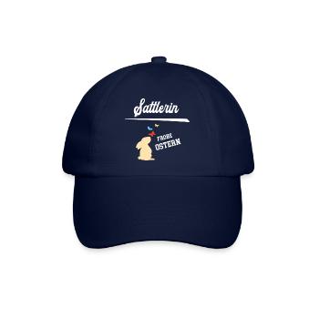 Sattlerin Ostern Sattlerei Oster Outfit - Baseballkappe - Blau/Blau - Vorne