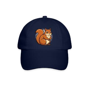 Eichhörnchen Eichhorn Eichhörnchenliebhaber Nager - Baseballkappe - Blau/Blau - Vorne