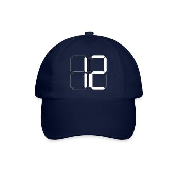 NUMMER 12 Zwölf Geburtstag Geschenk Digital - Baseballkappe - Blau/Blau - Vorne