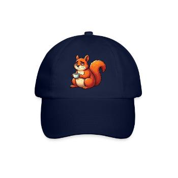 Eichhörnchen Eichhorn Eichhörnchenliebhaber Nager - Baseballkappe - Blau/Blau - Vorne