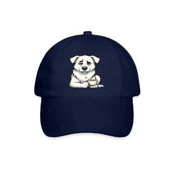 Weißer Schäferhund Schäferhund Schäferhunde - Baseballkappe - Blau/Blau - Vorne