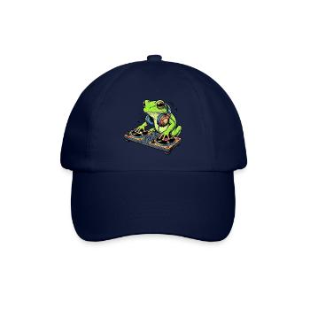 DJ Frosch - Baseballkappe - Blau/Blau - Vorne