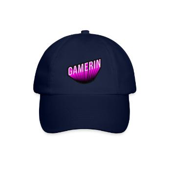 Gamerin 3D NEON PINK - Baseballkappe - Blau/Blau - Vorne