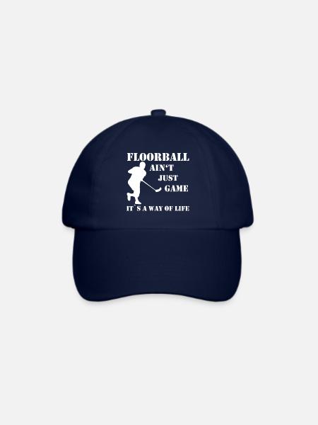 Floorball - Baseballkappe - Blau/Blau