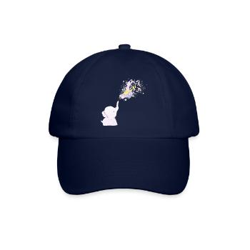 Baby Elefant - Baseballkappe - Blau/Blau - Vorne