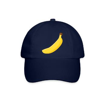 Banane - Baseballkappe - Blau/Blau - Vorne