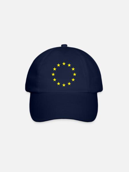EU Sternen - Baseballkappe - Blau/Blau