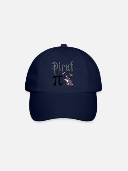 Pirat Pi Rat Pi Ratte (Geschenkidee) - Baseballkappe - Blau/Blau