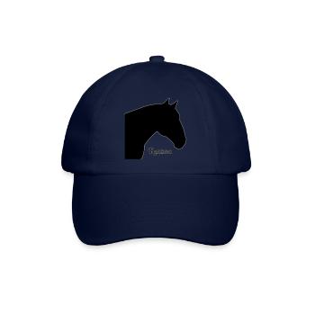 Kaltblut schwarz - Baseballkappe - Blau/Blau - Vorne