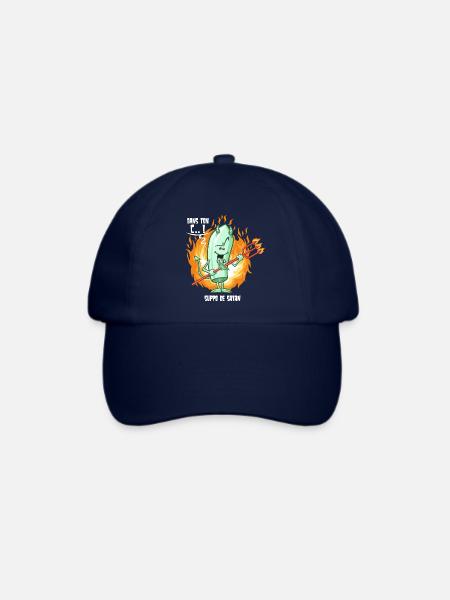 Satan suppo - Baseballkappe - Blau/Blau