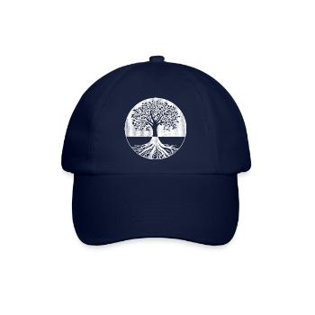 Lebensbaum - Baseballkappe - Blau/Blau - Vorne