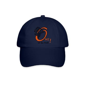 Omi ist die Beste - Baseballkappe - Blau/Blau - Vorne