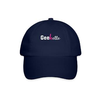 Geekette (Geek) - Baseballkappe - Blau/Blau - Vorne