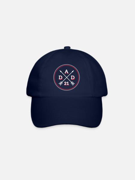 Dad 2021 Geburt Vatertag Geschenk Papa Farbwechsel - Baseballkappe - Blau/Blau