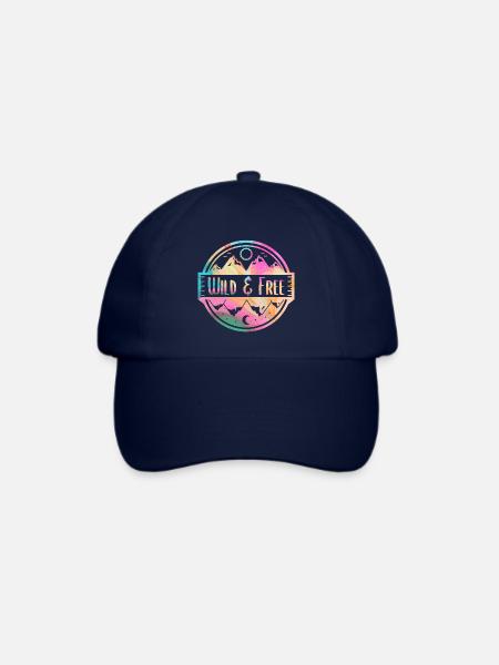 Wild & Free - Baseballkappe - Blau/Blau