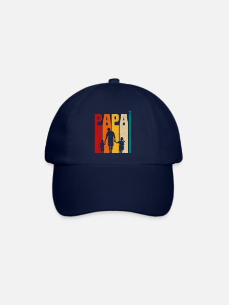 Vater und Tochter - Vater und Sohn, Vater Sohn und Tochter - Baseballkappe - Blau/Blau