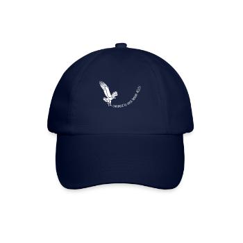 Christliches Design geschaffen, um Jesaja 40:31 zu schweben - Baseballkappe - Blau/Blau - Vorne